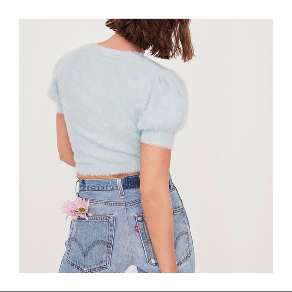 For Love & Lemons Devon Cropped Cardigan - Picture 2 of 5